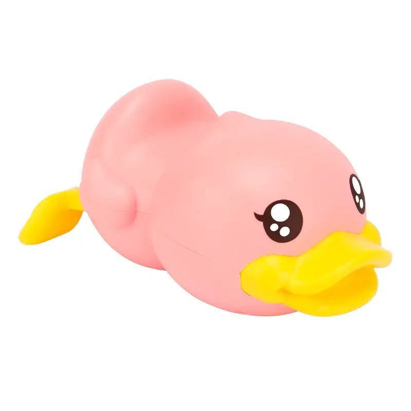B.Duck Wind Up Bath Duck - Gul/Pink