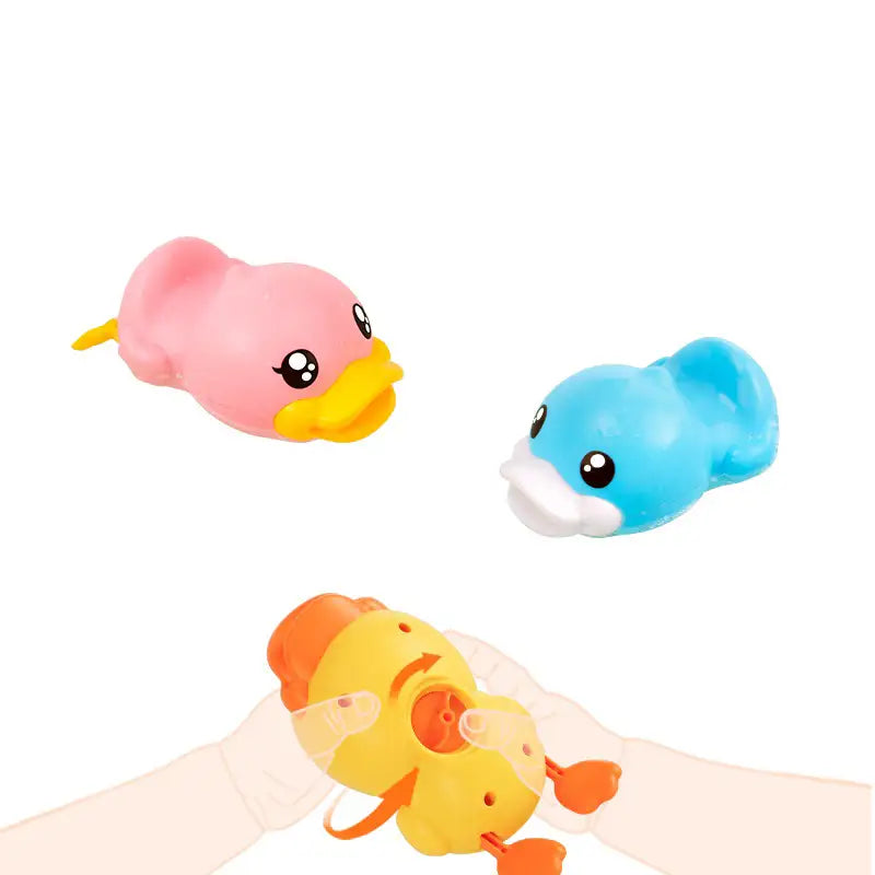 B.Duck Wind Up Bath Duck - Gul/Blå