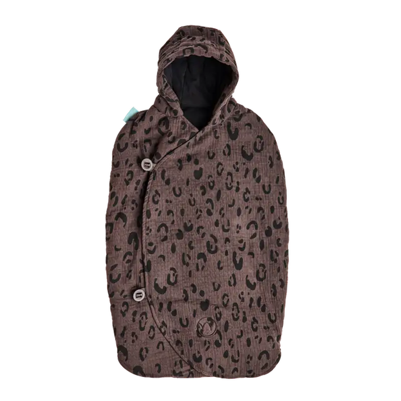 Najell barnevognsdragt - Leopard Brown