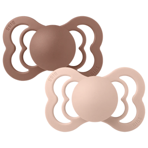 Bibs Supreme Silikone - Str. 1 - Woodchuck/Blush