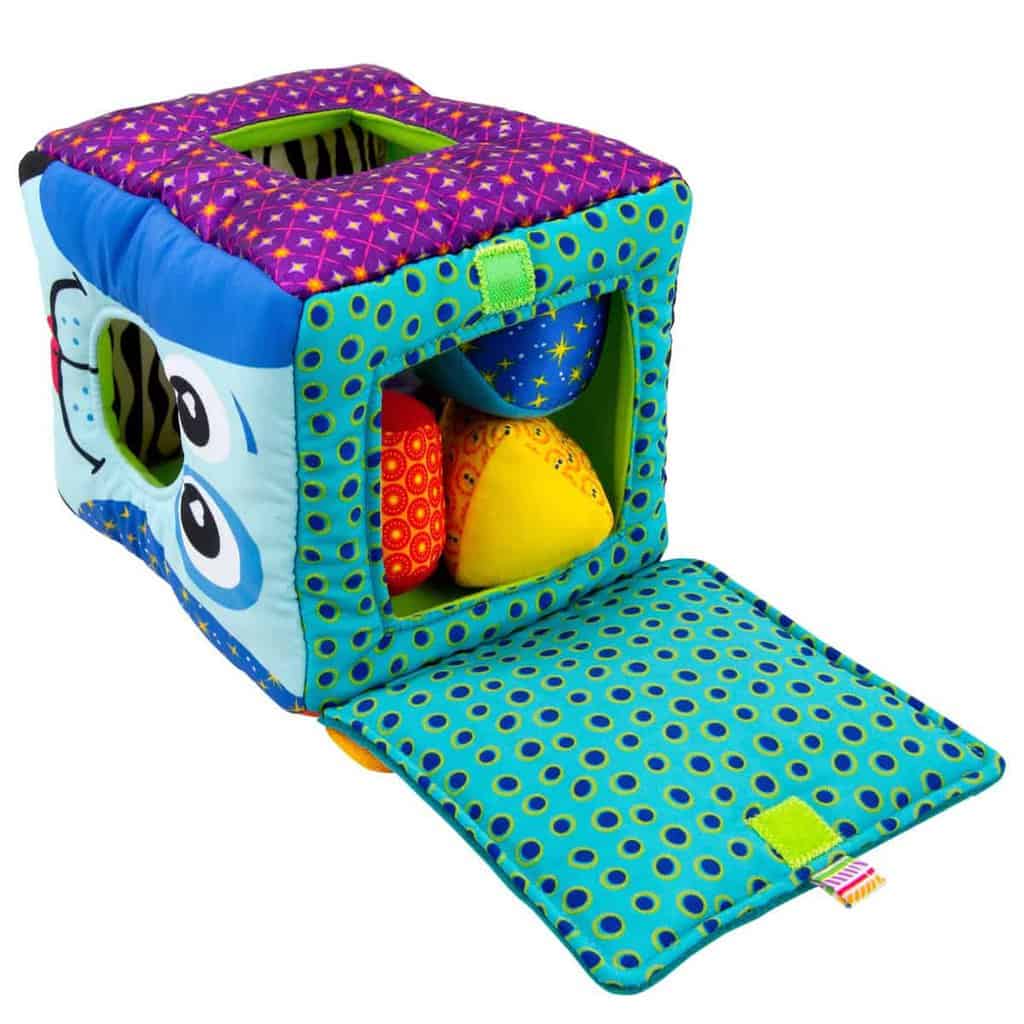 Blød puttekasse m. dyremotiver