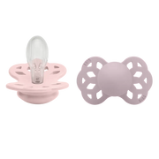 BIBS Infinity silikone - str 2 - Blossom/Dusky Lilac