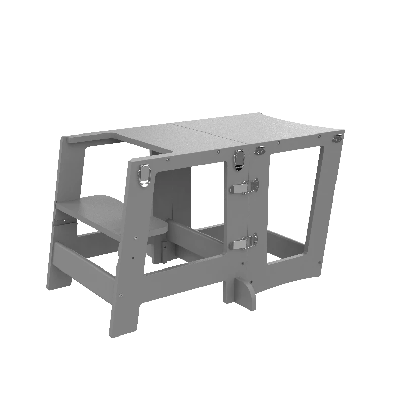 Hemmingsen Kids 3 - i - 1 Maya Læringstårn Grå