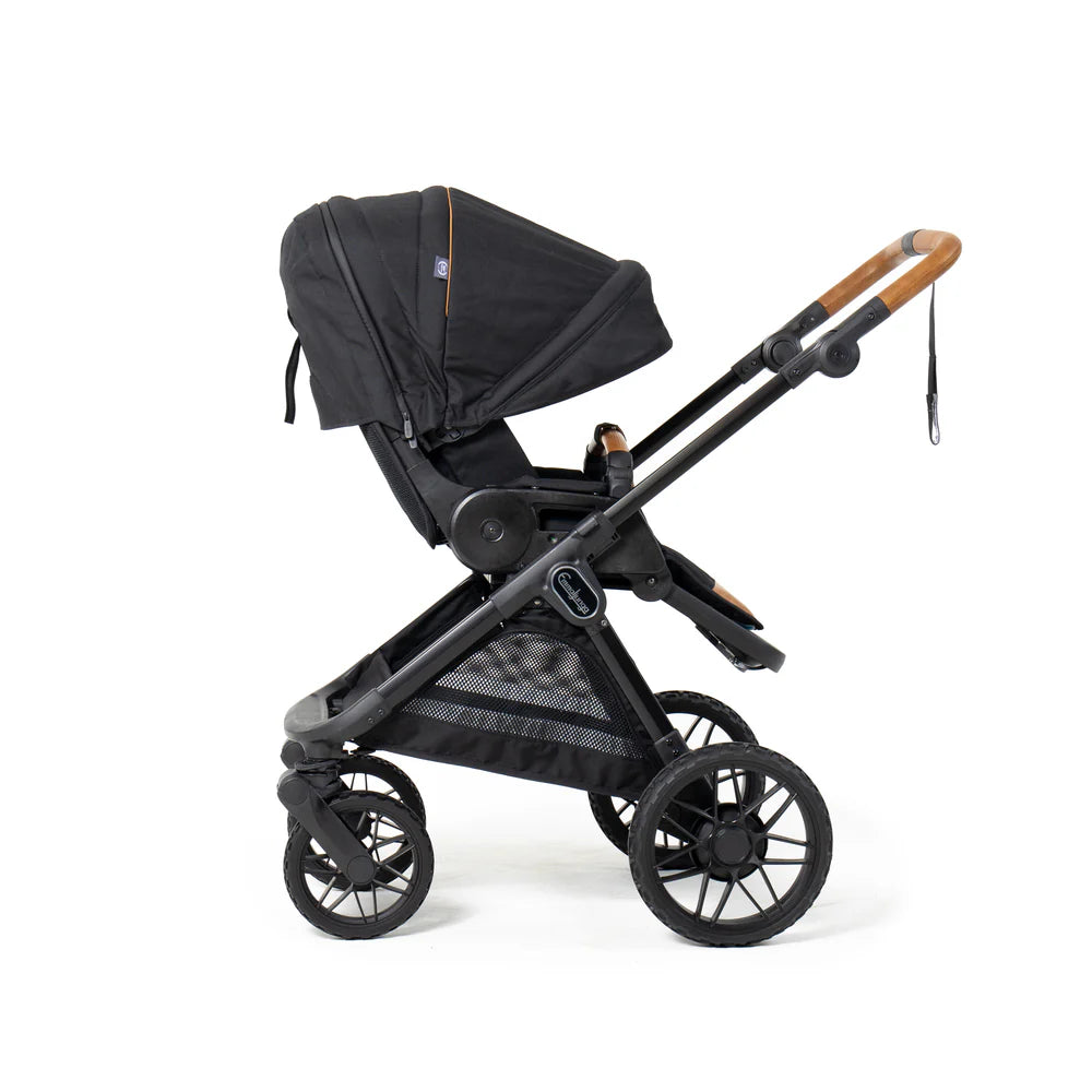Emmaljunga Sento Pro outdoor Black + Autostolspakke