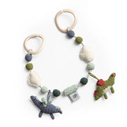 Sebra Hæklet barnevognskæde Dragon Tales