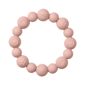 Bibs Bidering Med Perler - Blush