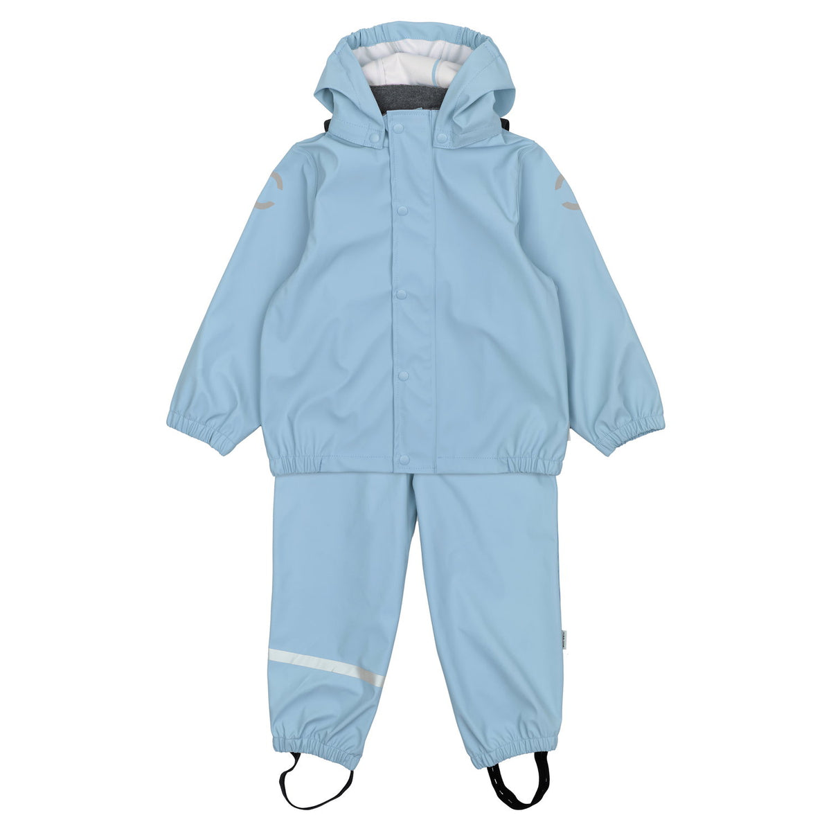 Mikk-Line regnsæt, Essential, PU m/seler - faded denim