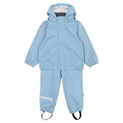 Mikk-Line regnsæt, Essential, PU m/seler - faded denim