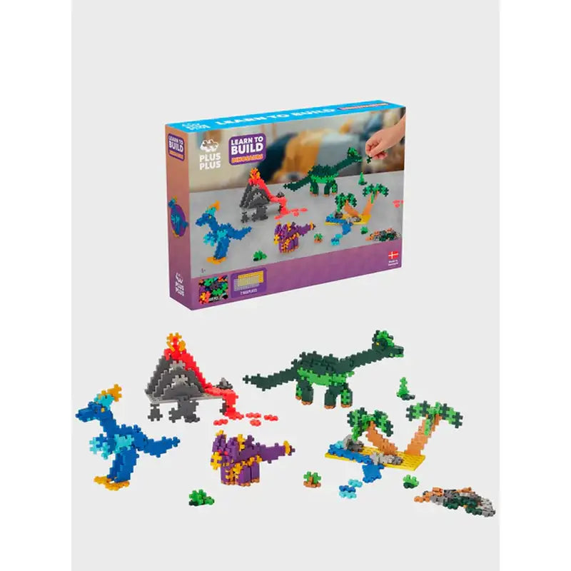 Plus-Plus Learn To Build Dinosaurs