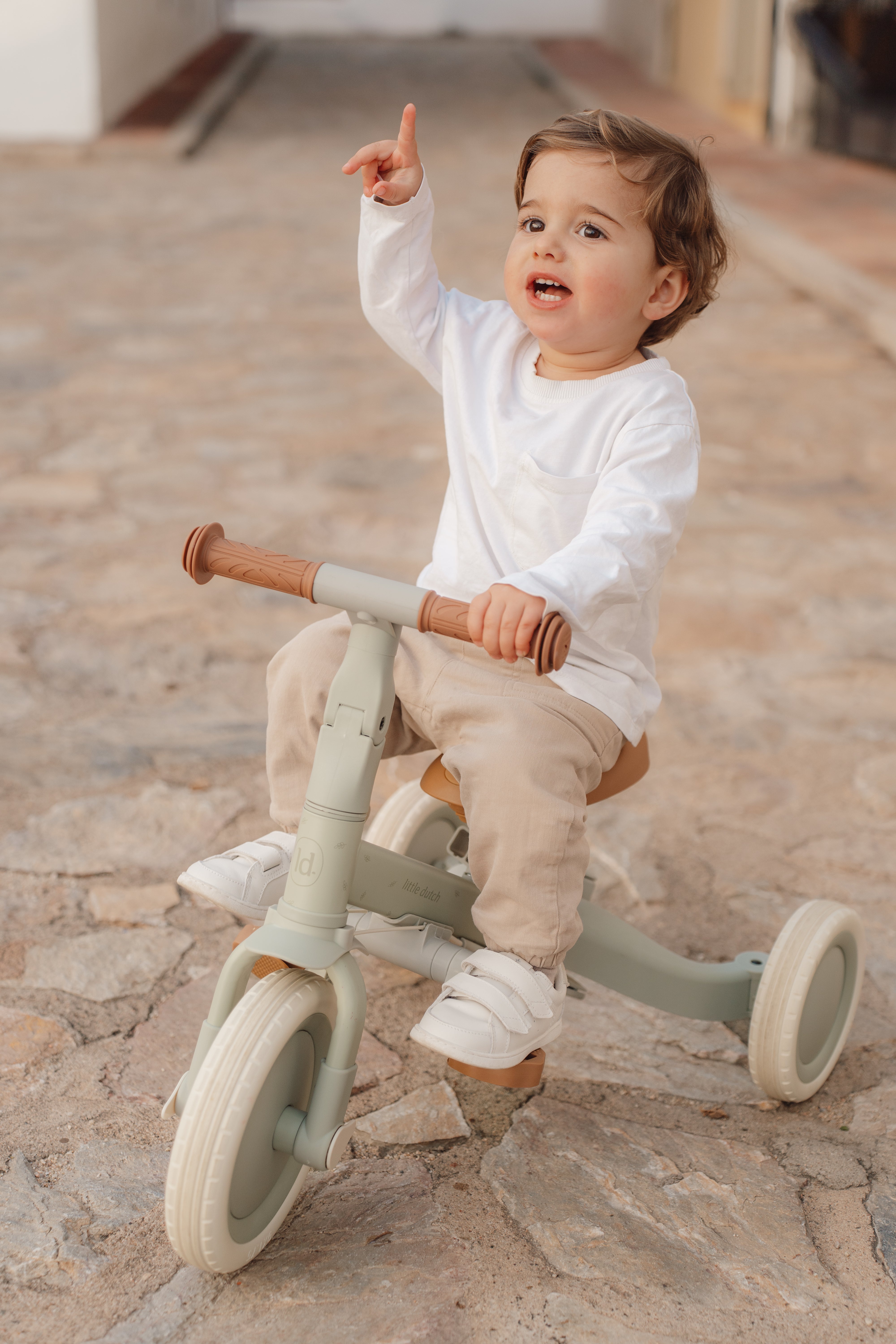 Little Dutch - 4 i 1 Tricykel - Green