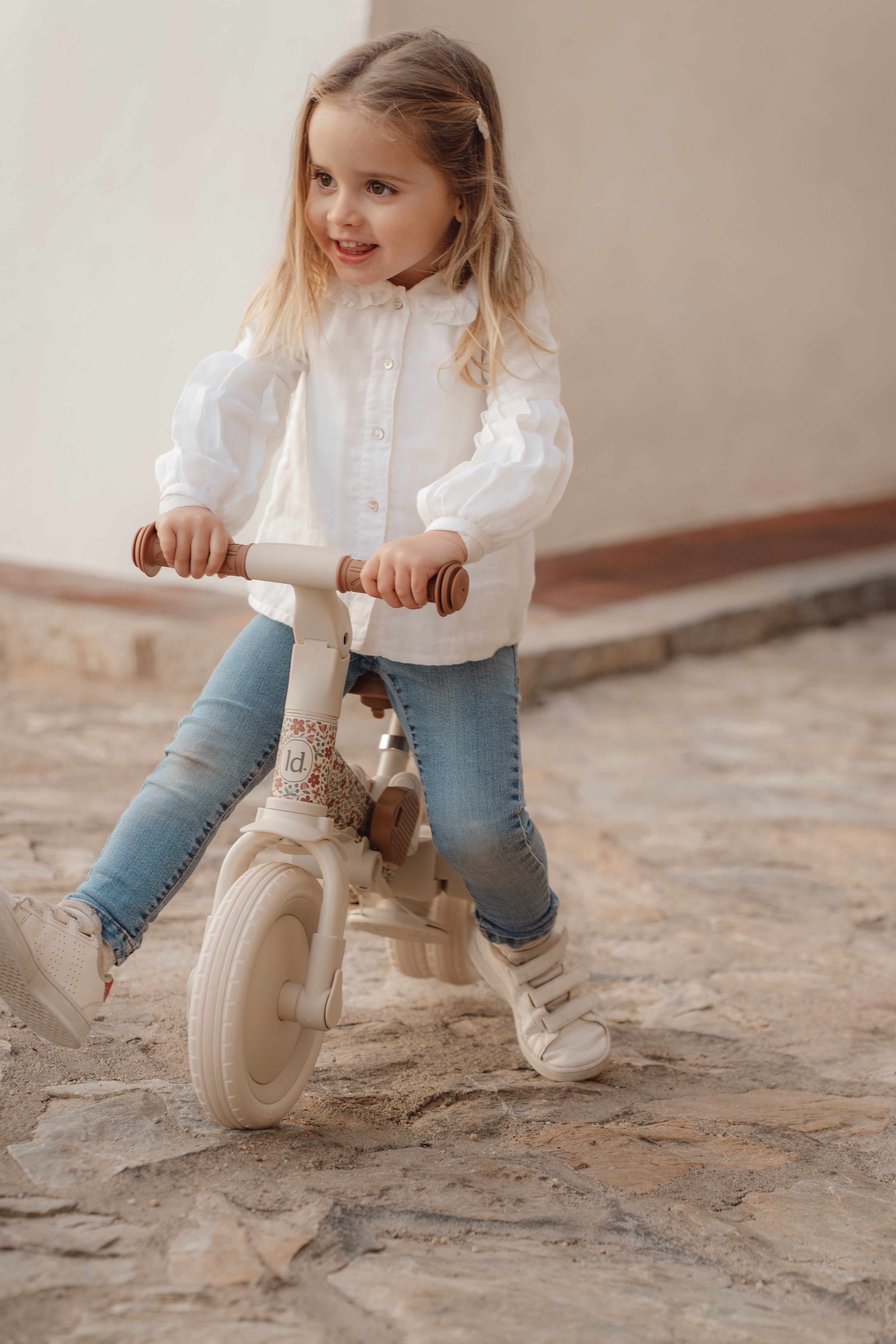 Little Dutch - 4 i 1 Tricykel - Off White