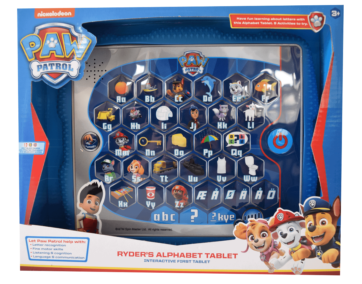 Paw Patrol´s Ryders Alphabet Pad