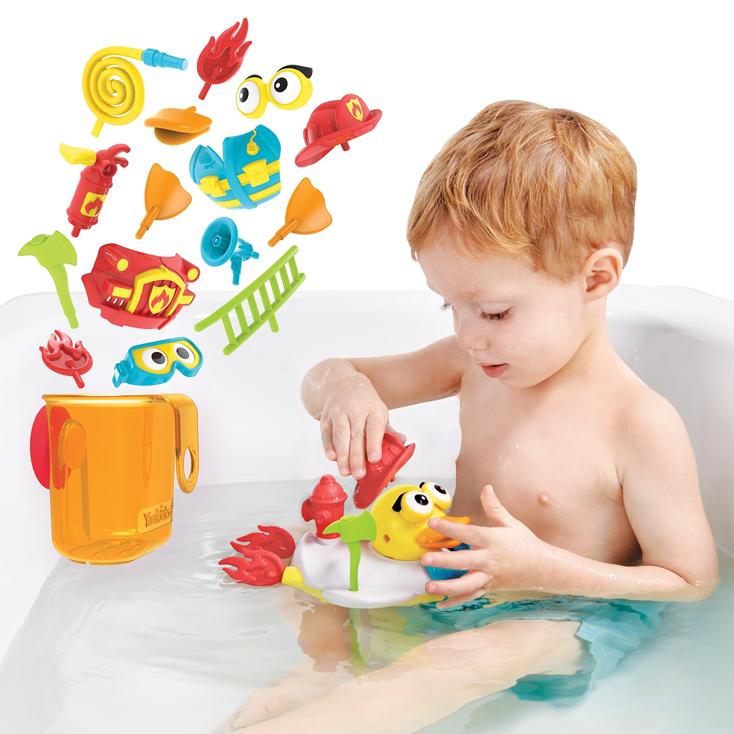 Yookidoo Jet Duck - Lav en brandmand