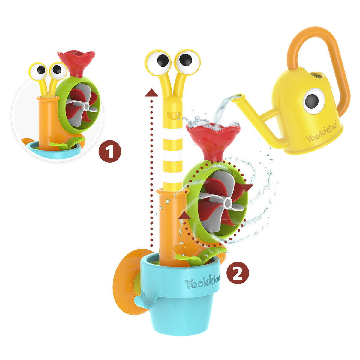 Yookidoo Pop-up Water Snail