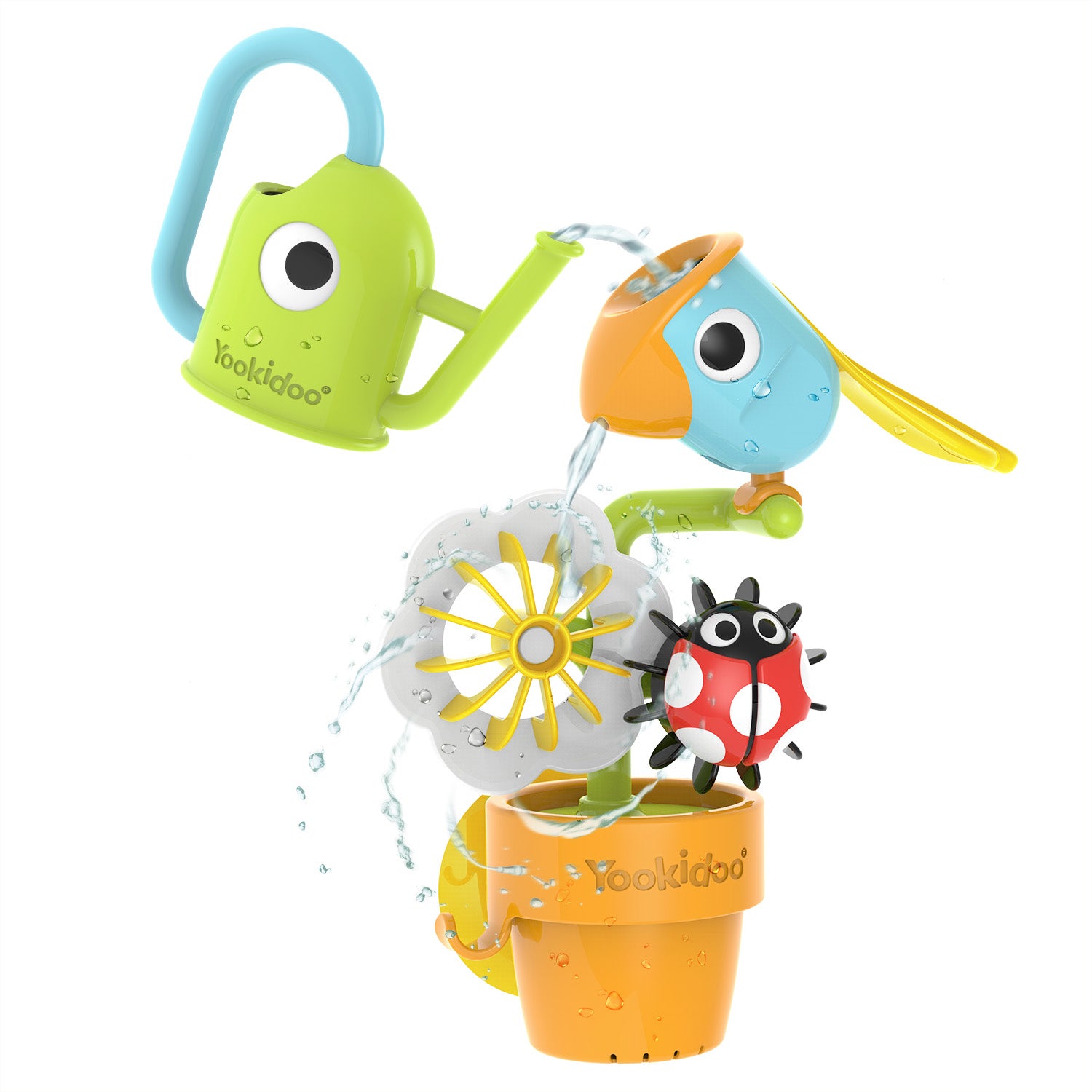 Yookidoo Pour `N` Spin Tipping Bird