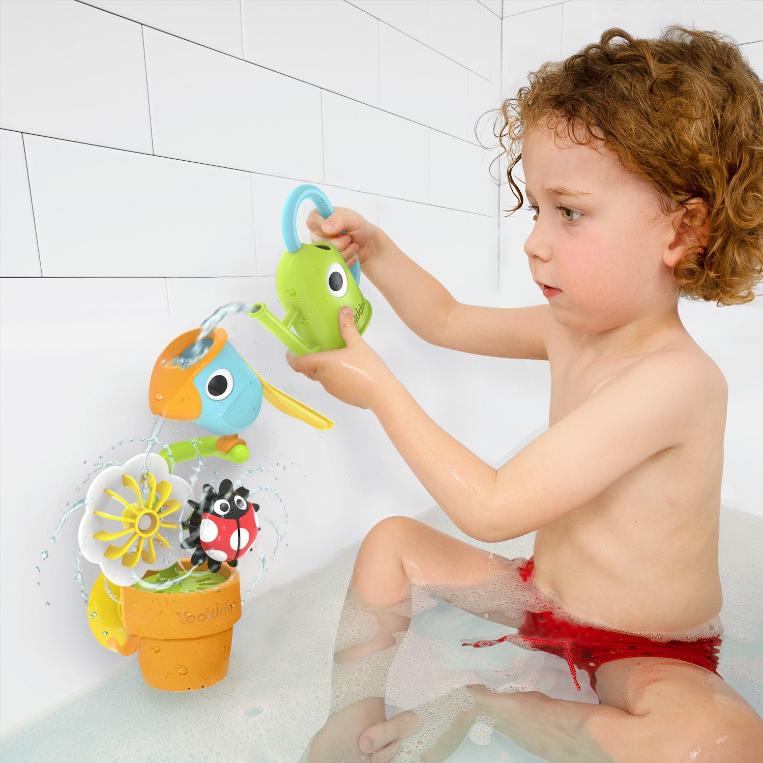 Yookidoo Pour `N` Spin Tipping Bird