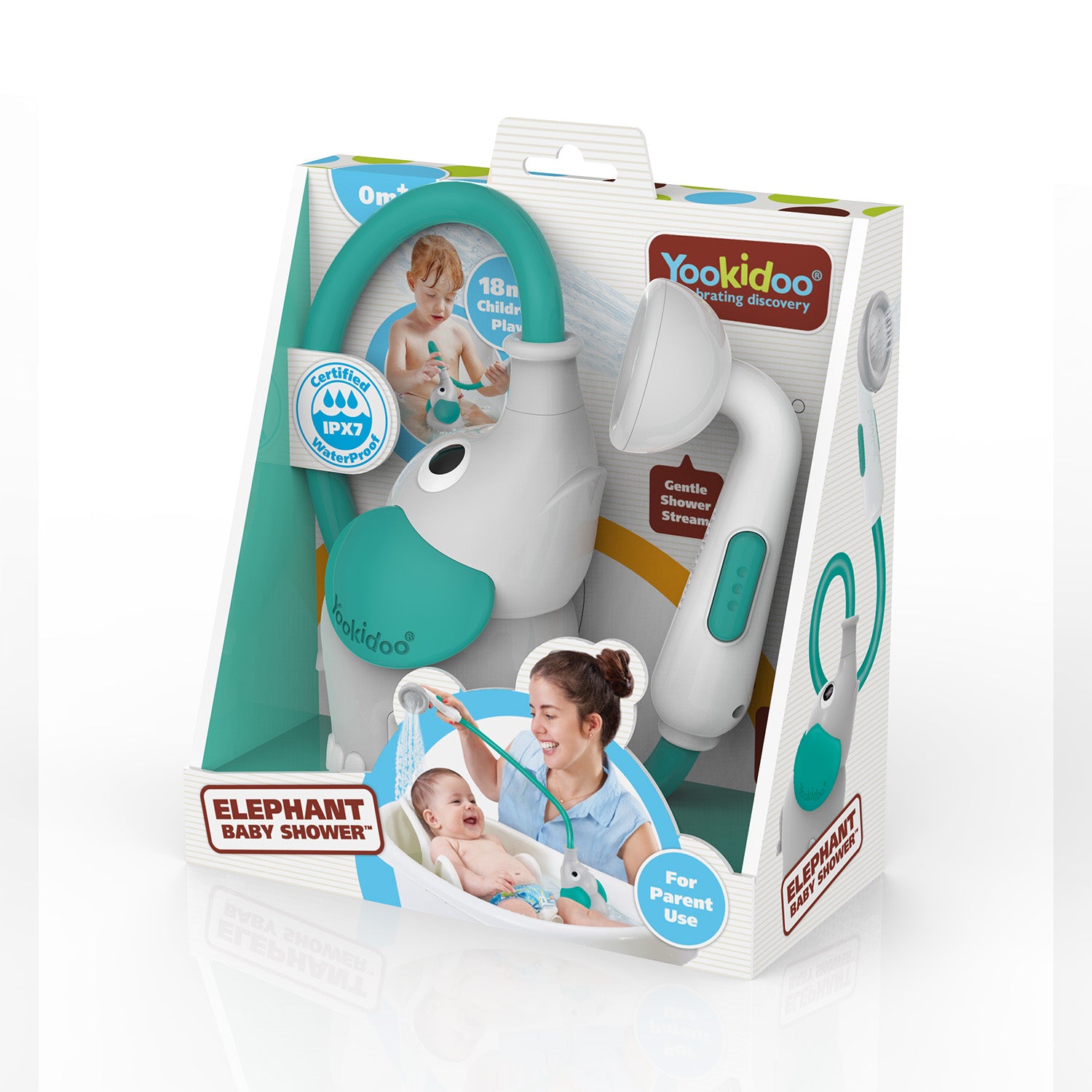 Yookidoo Elefant Bruser - Grøn