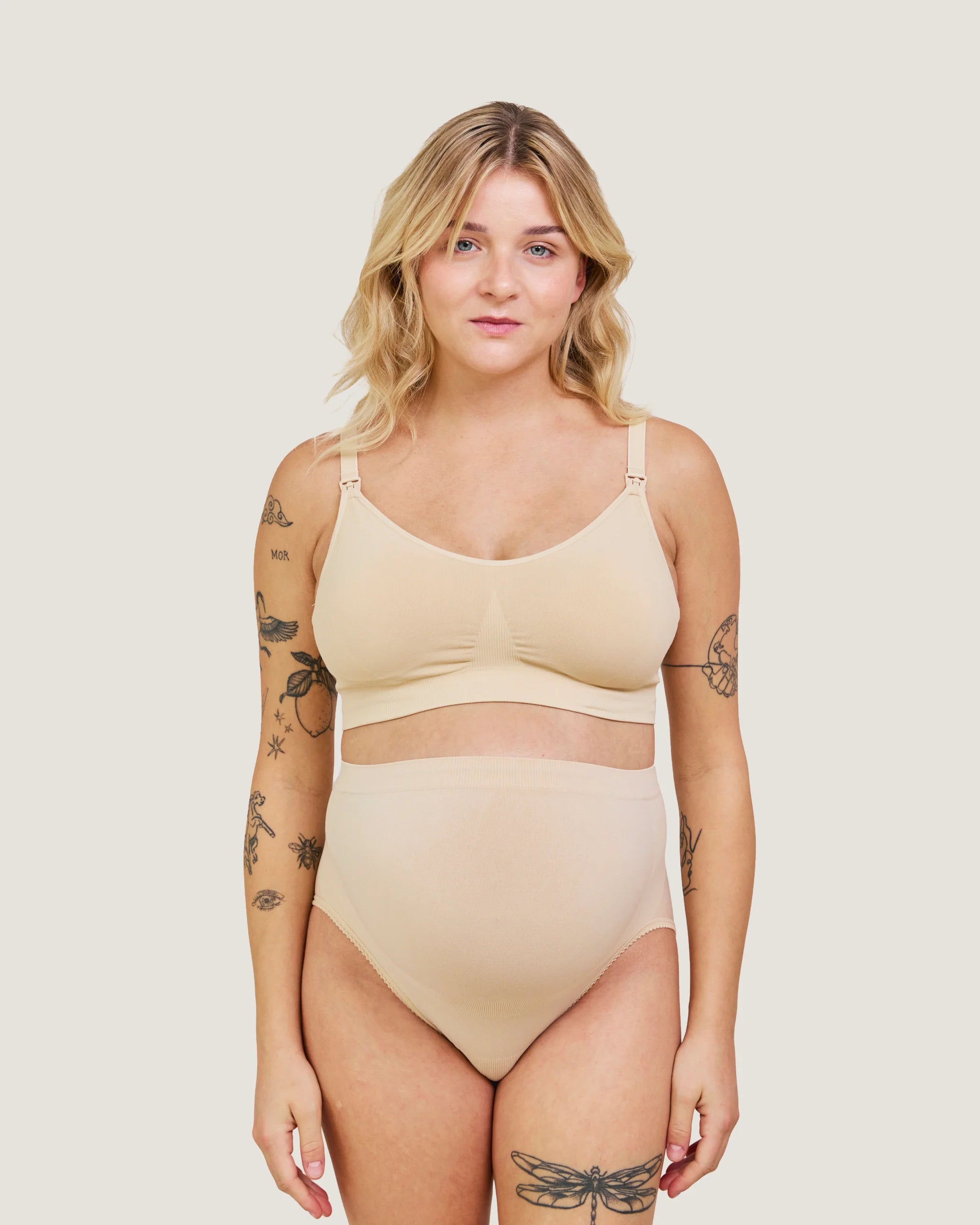 Carriwell Graviditetsstøttetrusser - Beige - M