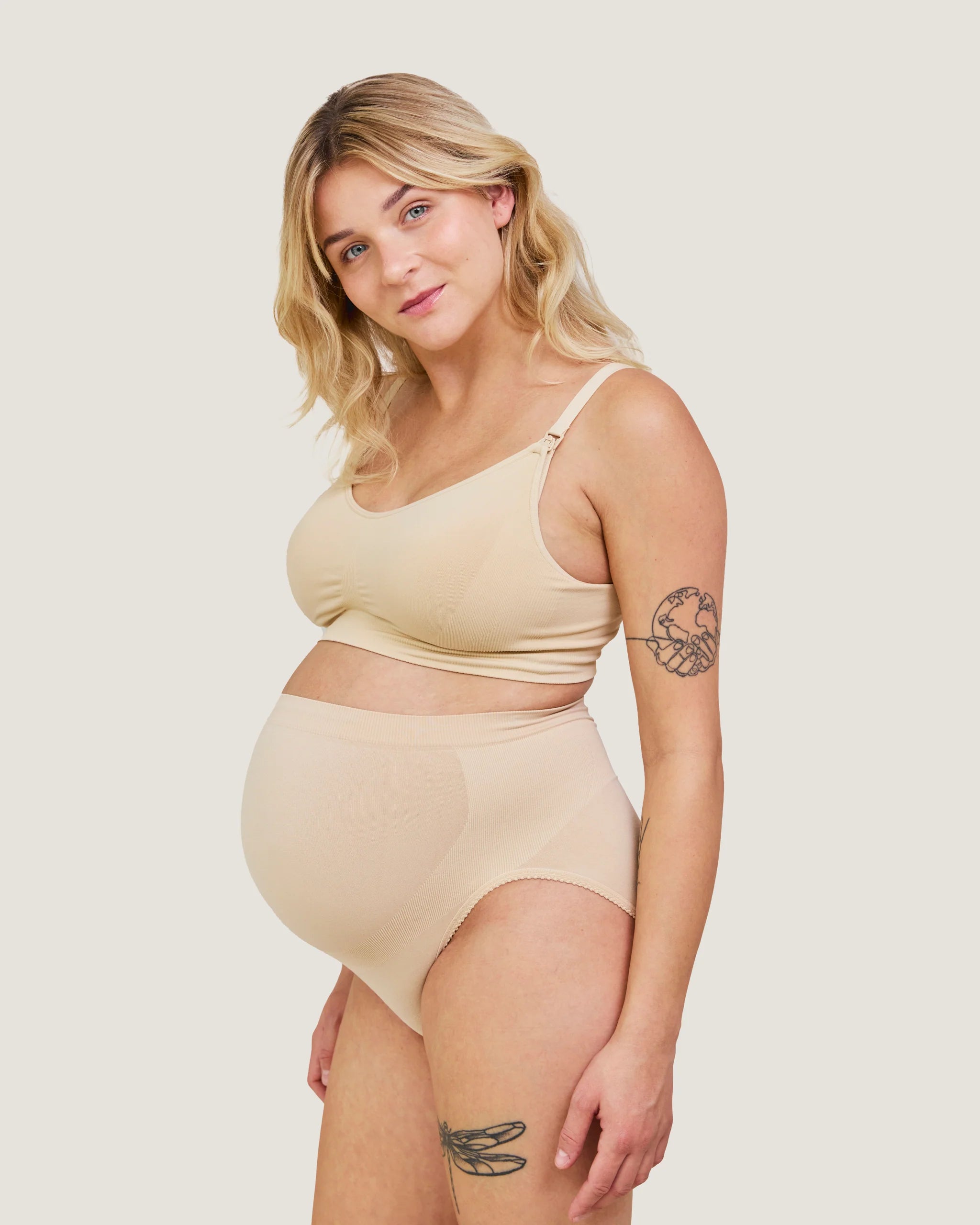 Carriwell Graviditetsstøttetrusser - Beige - L