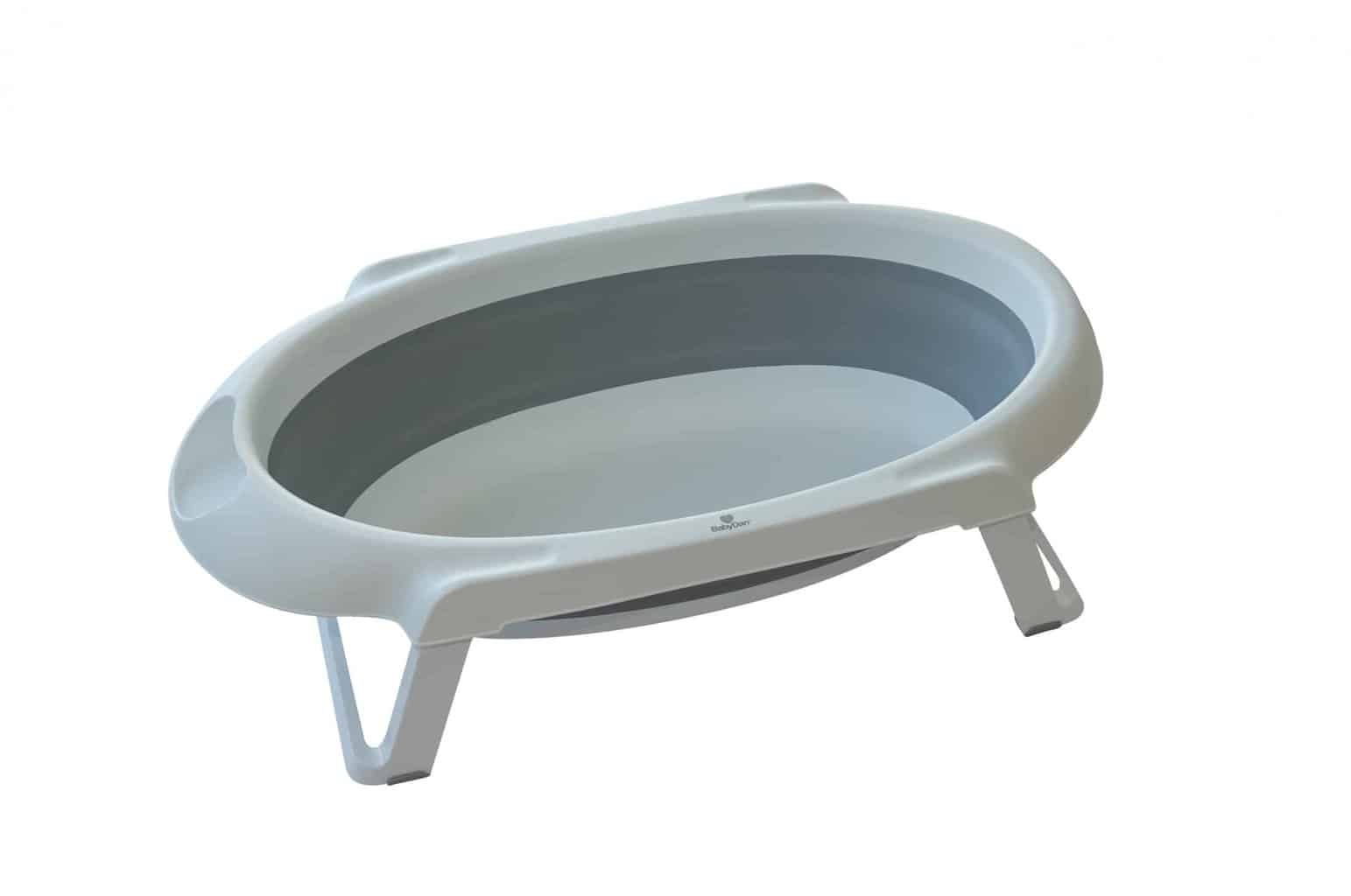 Badekar Foldbar - 30 l. - Hvid/grå