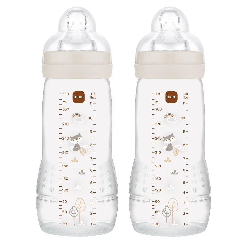 MAM Easy Active Baby Bottle 330ml 2p Neutral