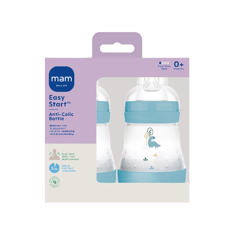 MAM Easy Start Anti - Colic 160ml 2p Blue