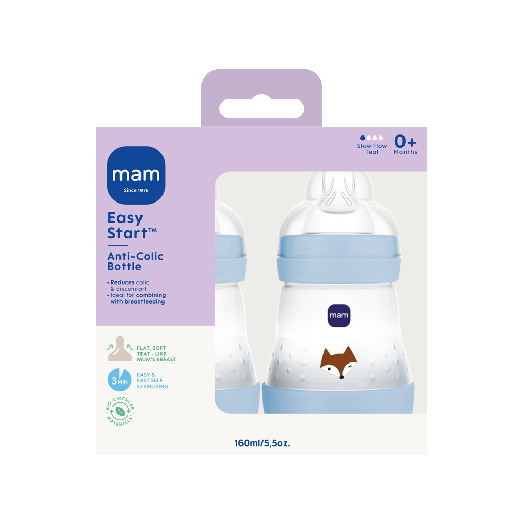 MAM Easy Start Anti - Colic 160ml 2p Blue
