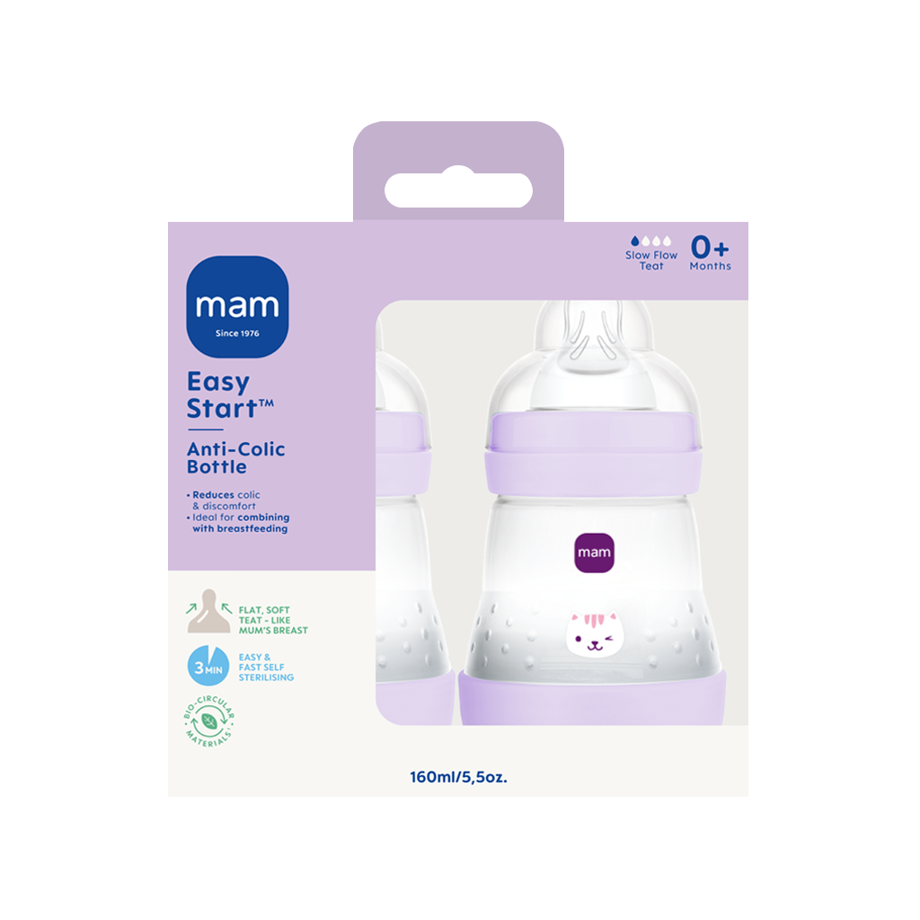 MAM Easy Start Anti - Colic 160ml 2p Pink