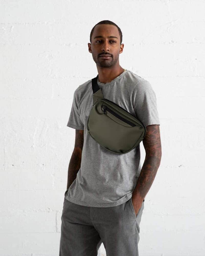 On-the-go mini taske med pusleunderlag - Grå