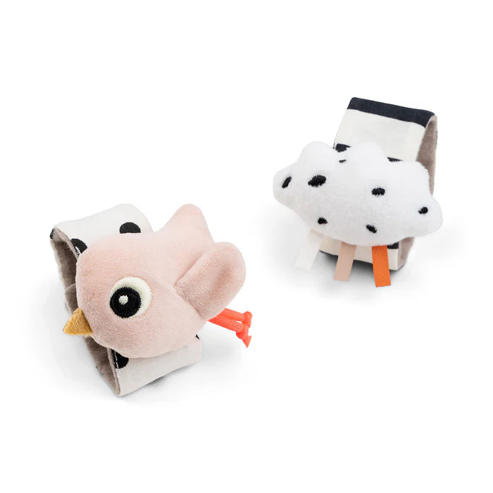 Done by Deer Håndledsranglesæt 2 stk. Happy clouds Pudder