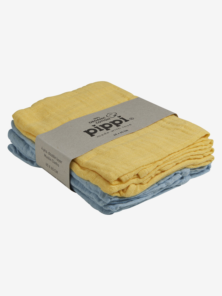 Pippi Stofbleer Ensfarvet (4-pack) - Snapdragon