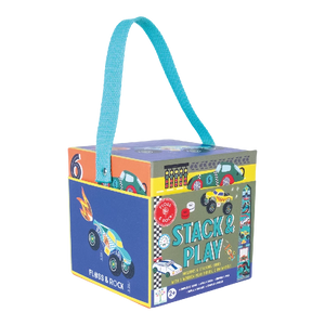 Floss & Rock - Stableklodser pap m. figurer - Biler