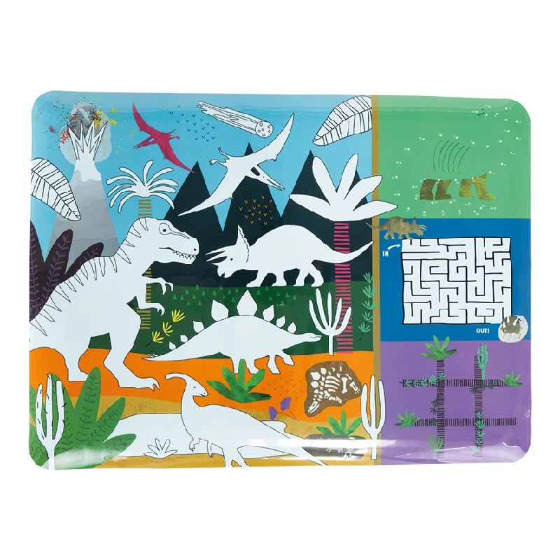 Floss & Rock - Male & Tegnemåtte - Dino