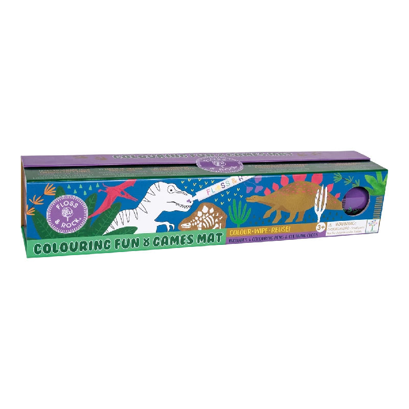 Floss & Rock - Male & Tegnemåtte - Dino