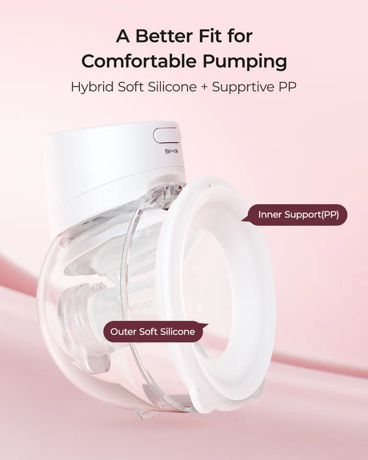 Momcozy S12 Pro bærbar brystpumpe – hvid