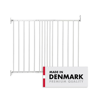 BabyDan MultiDan sikkerhedsgitter - hvid, 62,5-106,8 cm