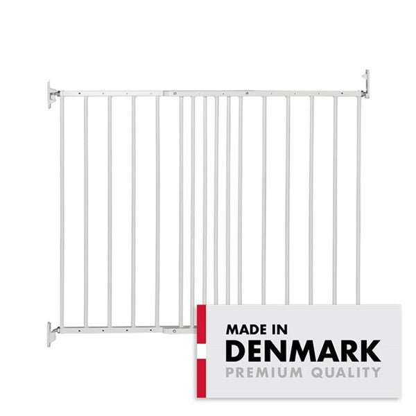 BabyDan MultiDan sikkerhedsgitter - hvid, 62,5-106,8 cm