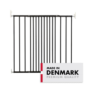 BabyDan MultiDan sikkerhedsgitter - sort, 62,5-106,8 cm