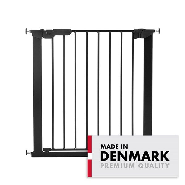 BabyDan Premier sikkerhedsgitter - sort, 73,5-79,6 cm
