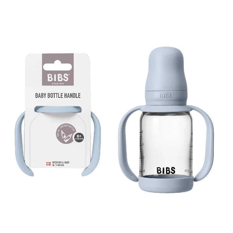 BIBS Baby Bottle Handle Baby Blue