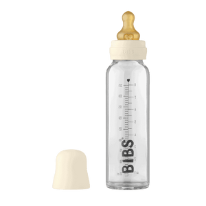Bibs Glassutteflaske - Latex 225ml Ivory