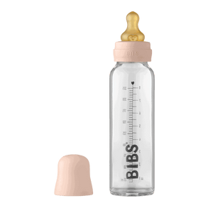 Bibs Glassutteflaske - Latex 225ml Blush