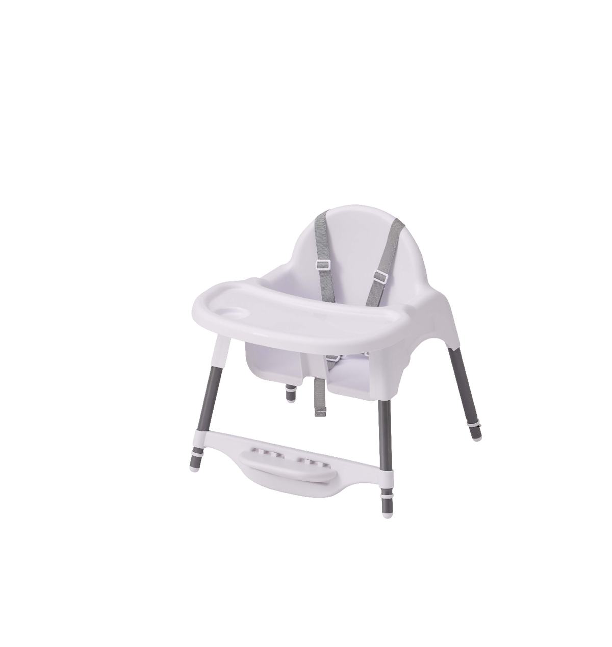 BabyDan TinyDine 2-i-1 højstol - hvid