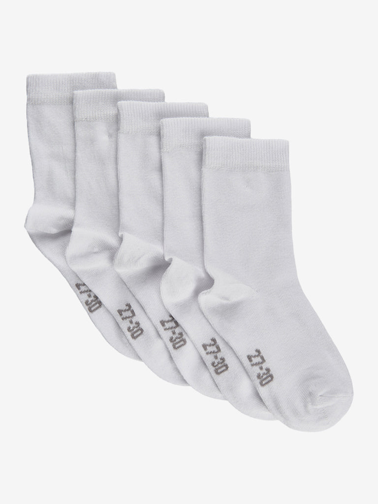 Ankel sokker -solid (5-pack) - White