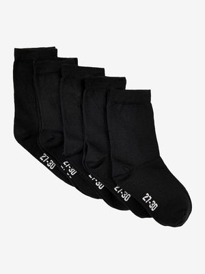 Ankel sokker -solid (5-pack) - Black