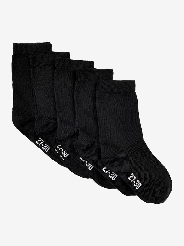 Ankel sokker -solid (5-pack) - Black
