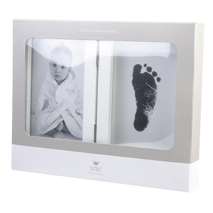 BAMBAM - Billedramme + Blæk Fod/Håndaftryksæt i Gaveæske