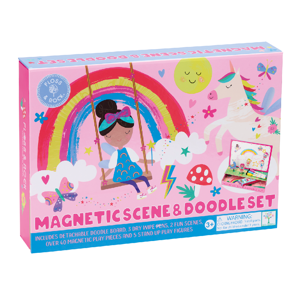 Floss & Rock - Magnetisk Lege & Tegnesæt - Rainbow Fairy