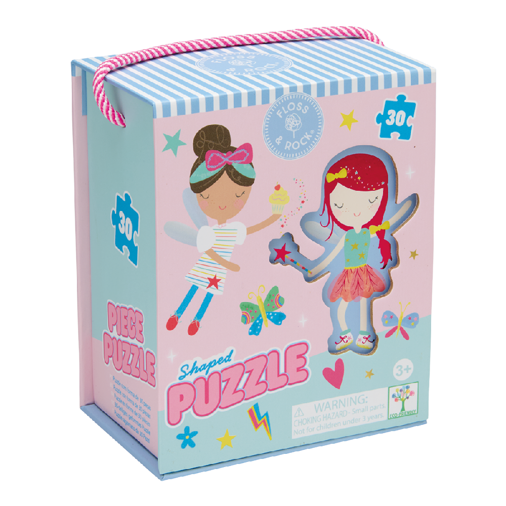 Floss & Rock - Puslespil i Facon 30 stk. - Rainbow Fairy