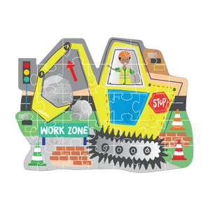 Floss & Rock - Puslespil i Facon 30 stk. - Construction